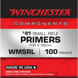 Winchester Small Rifle 5.56mm NATO-Spec Military Primers #41