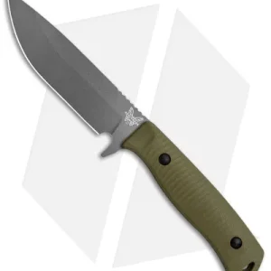 Benchmade Anonimus Fixed Blade Knife OD Green G-10 (5″ Gray) 539GY