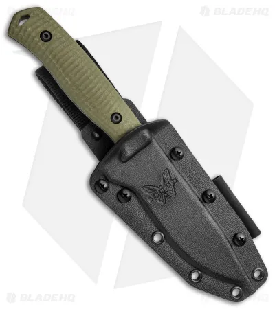 Benchmade Anonimus Fixed Blade Knife OD Green G-10 (5″ Gray) 539GY - Image 3