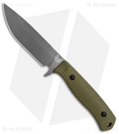 Benchmade Anonimus Fixed Blade Knife OD Green G-10 (5″ Gray) 539GY