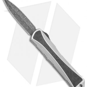 Heretic Knives Manticore-S D/A OTF Knife SS/CF D/E Entropic Ano Clip (2.5" Dam)