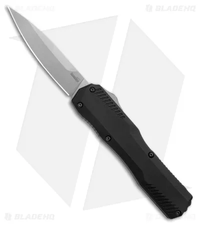 Kershaw Livewire D/A OTF Automatic Knife Black Aluminum (3.4″ SW 20CV) 9000