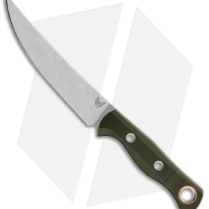 Benchmade Meatcrafter Hunting Fixed Blade Knife Green G-10 (6.1″ SW) 15500-3